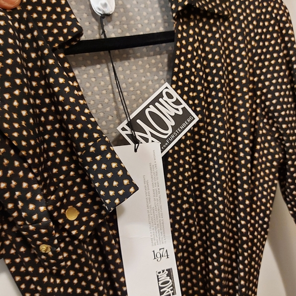 NWT DVF Classic New Jeanne Jersey Wrap Dress - Picture 5 of 6